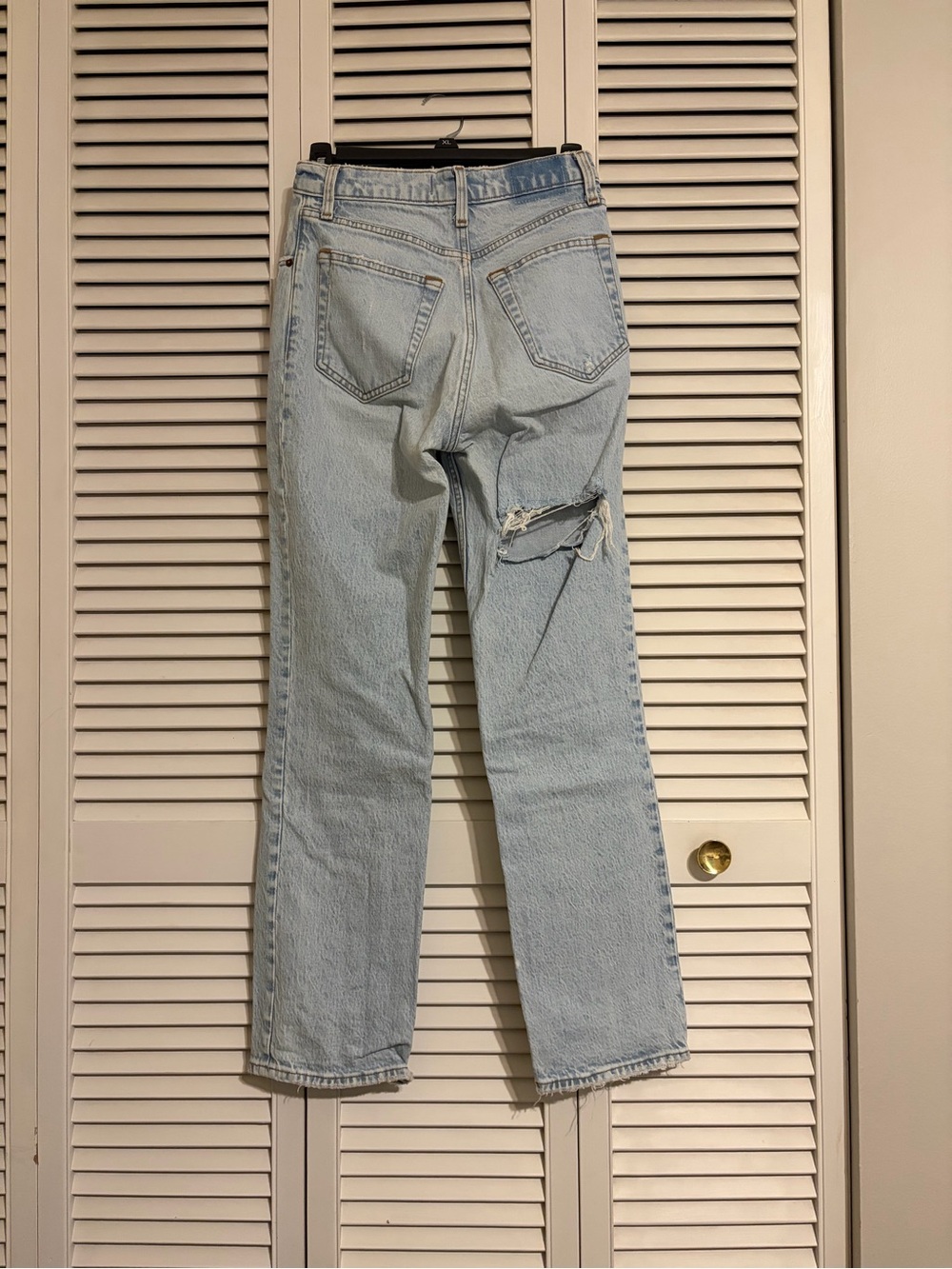 Abercrombie & Fitch The 90’s straight Jean ultra high rise 25 (0s).